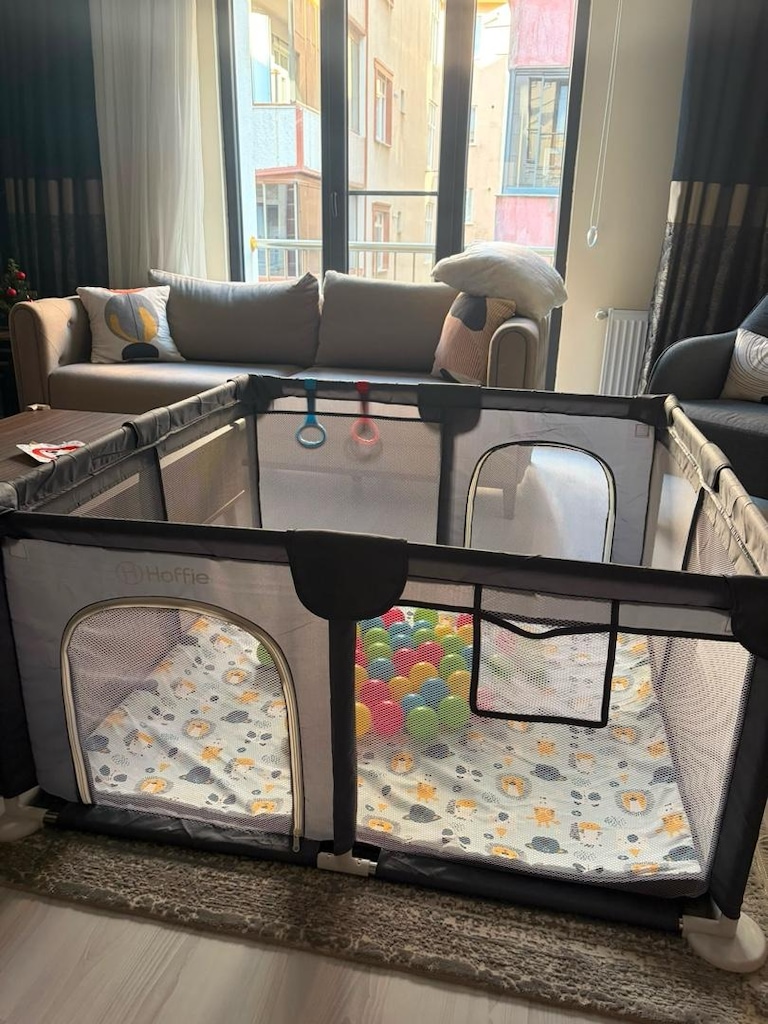 Hoffie Original Playard Çocuk Oyun Alanı ve oyun matı topları - 6