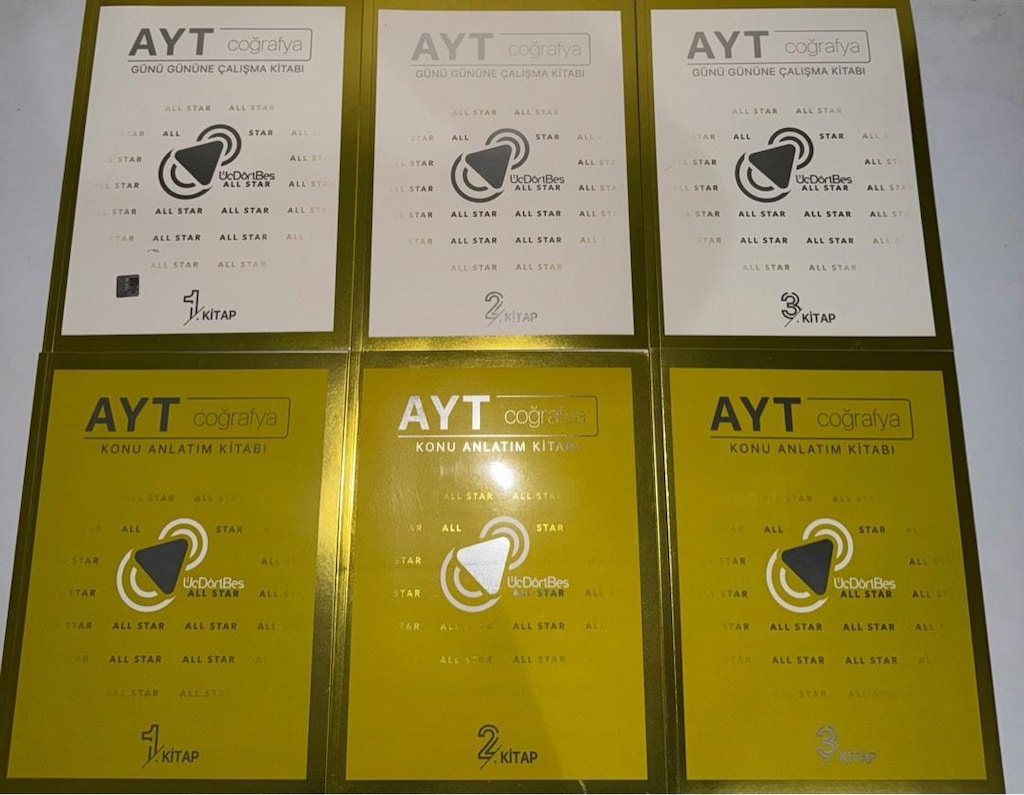 56 ADET FULL SET 345 ALL STAR TOPLAM SIFIR TYT-AYT - 7