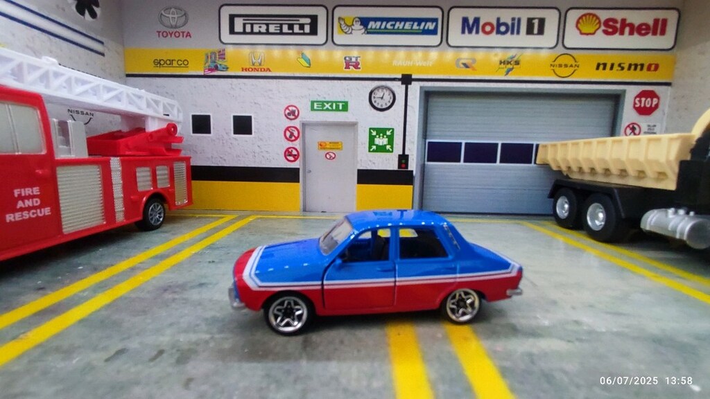 Renault 12 TS gordini ralli modeli metal diecast araba - 6