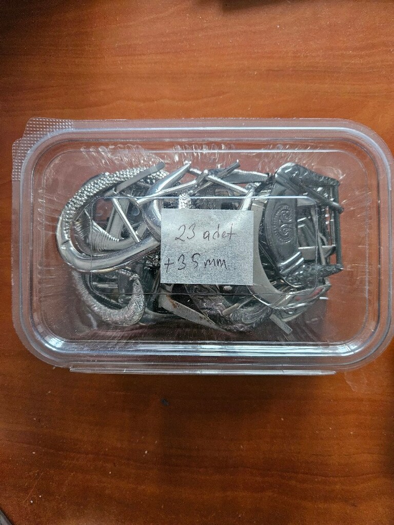 35mm ve üstü kemer tokası 23 adet - 2