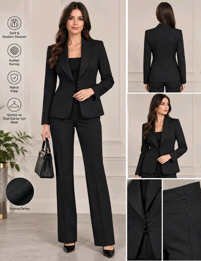 Blazer ceket + Pantolon Takimi