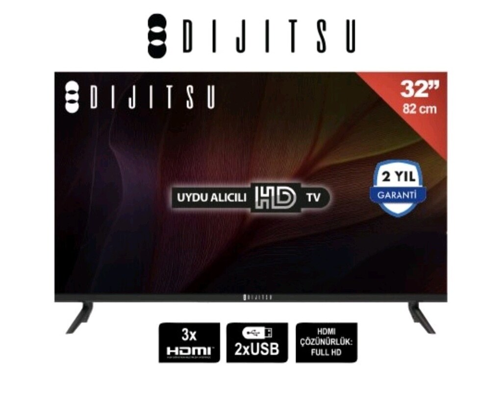 DİJİTSU 32İNÇ 82 EKRAN HD KENDİNDEN UYDU ALICILI LED TV - 17