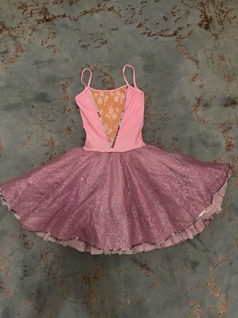 çocuk jimnastik bale kostüm elbise
