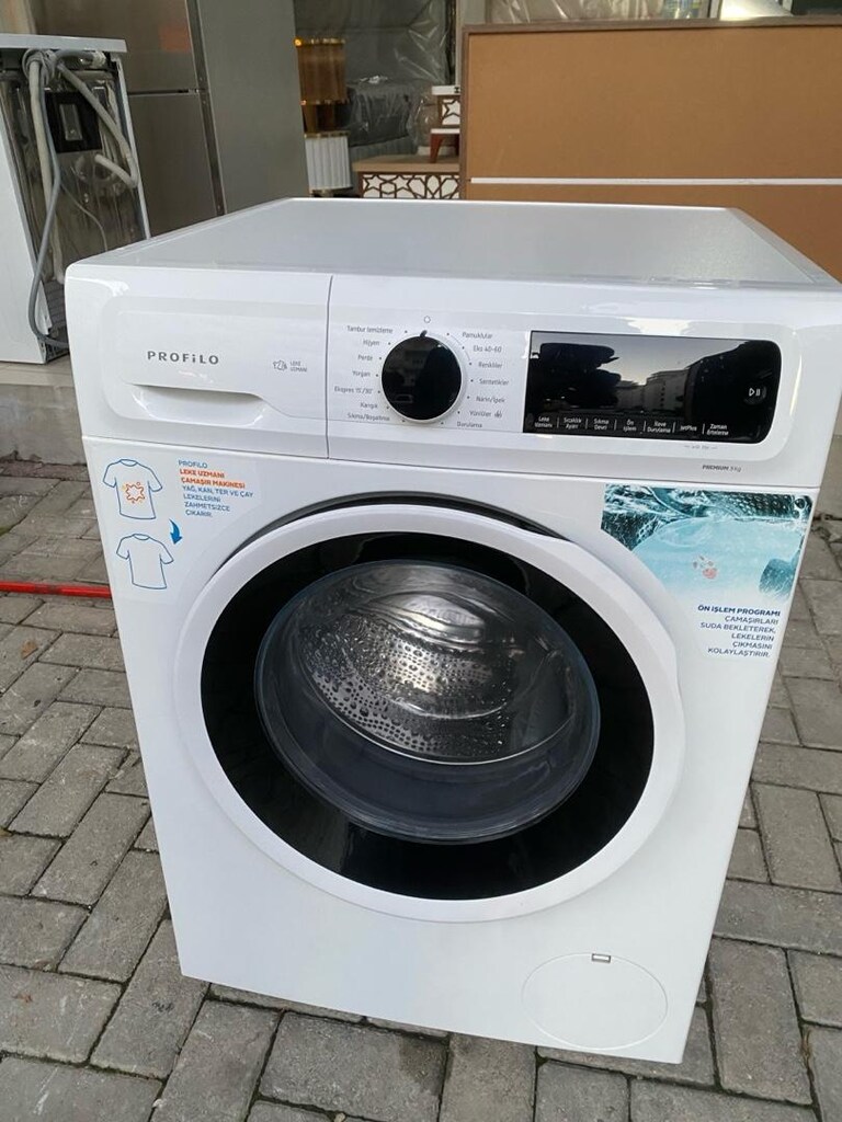 Sıfır Ayarında Profilo Full Dokunmatik Yeni Nesil Kaliteli Çamaşır Mak - 5