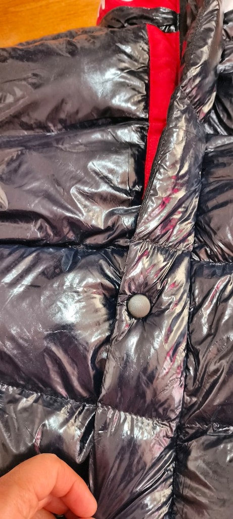 Tommy Jeans parlak koyu lacivert şişme mont. - 5