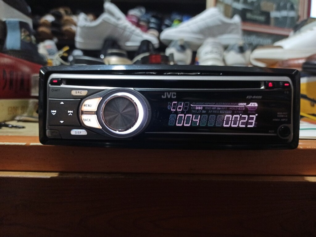 Eski seri tesisat teyibi jvc CD AUX RADYO tek anfi çıkışli oto teyp - 6