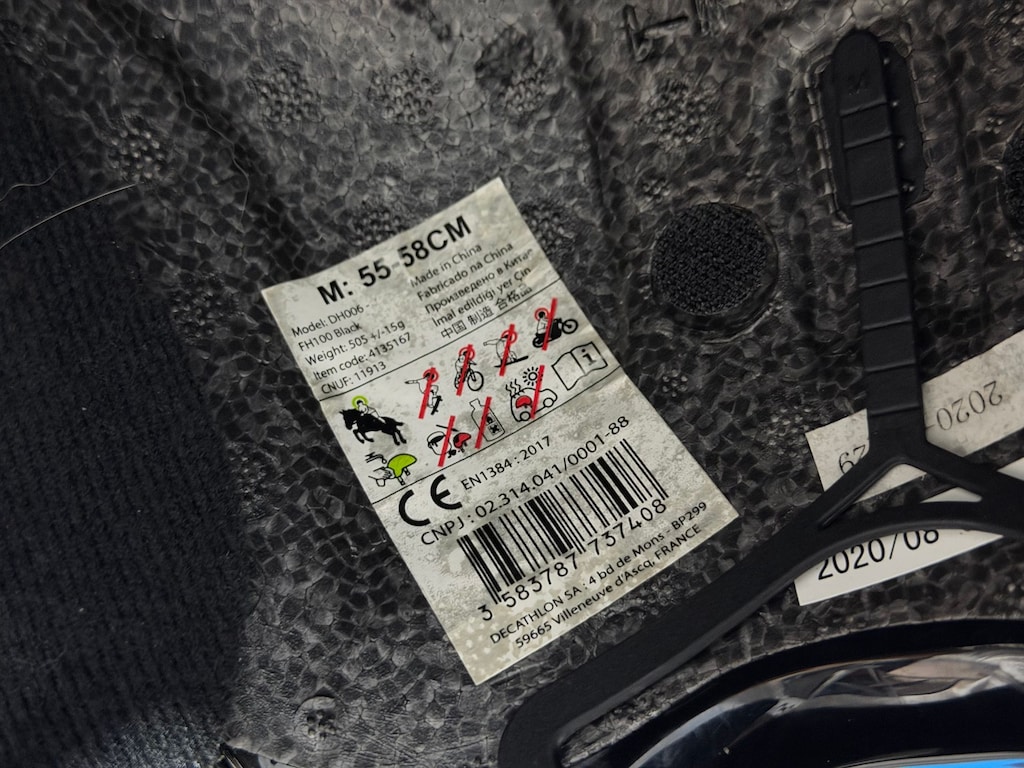 Decathlon FH100 - At Binicilik Togu Siyah 100 Unisex Kask - 9