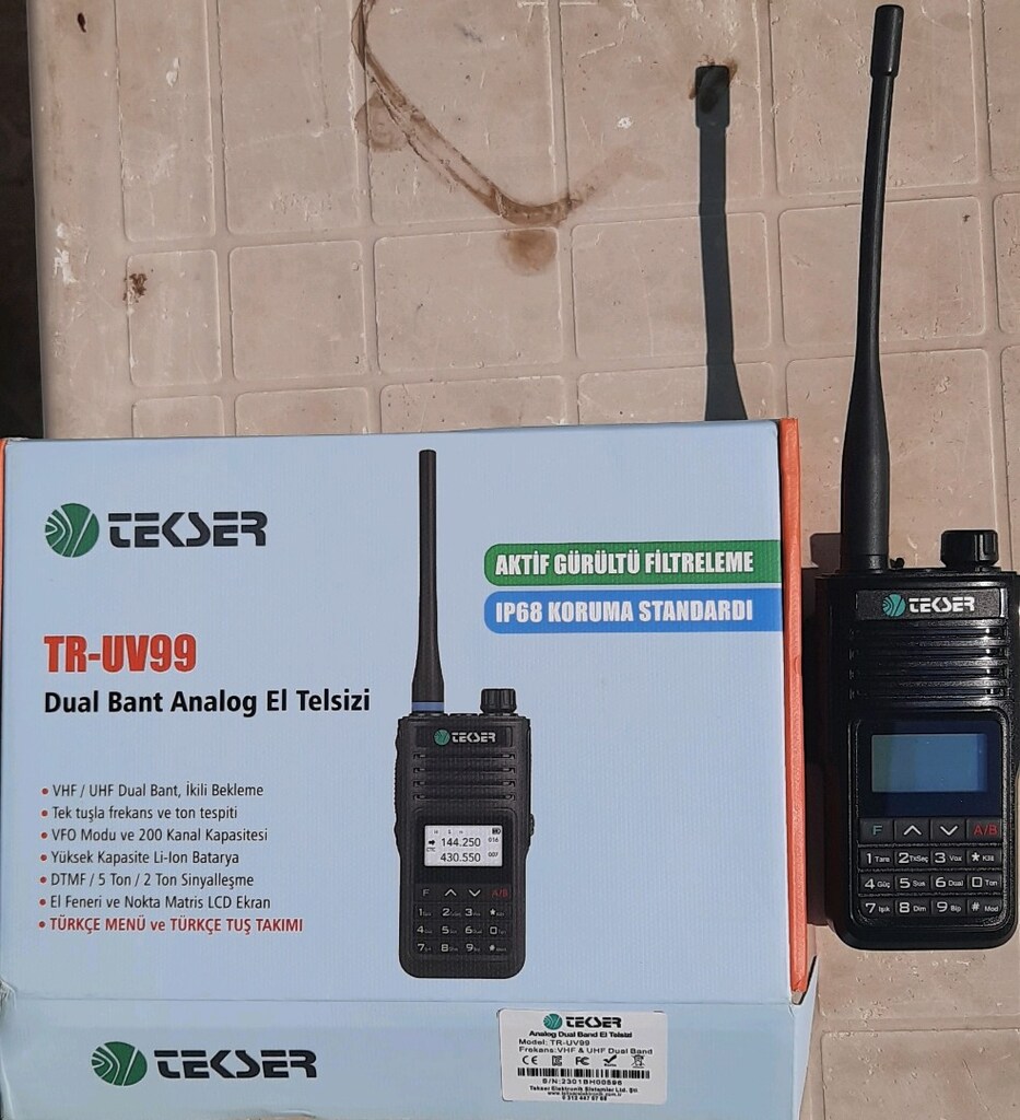 TEKSER TR-UV99 Amatör el telsizi - 2