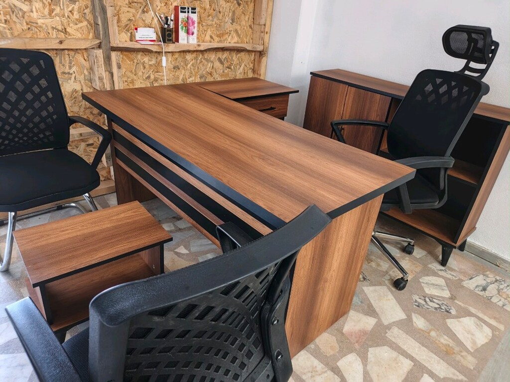 3 GÜNLÜK SIFIR 7 PARÇA OFİS TAKIMI dekorasyon nedeniyle satıyorum - 8