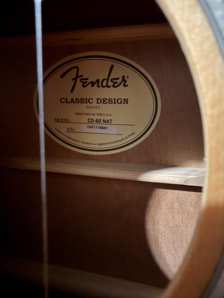 Fender cd-60 NAT - 3
