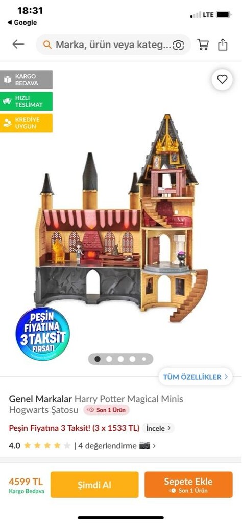 Harry Potter Magical Minis Hogwarts oyunu - 3