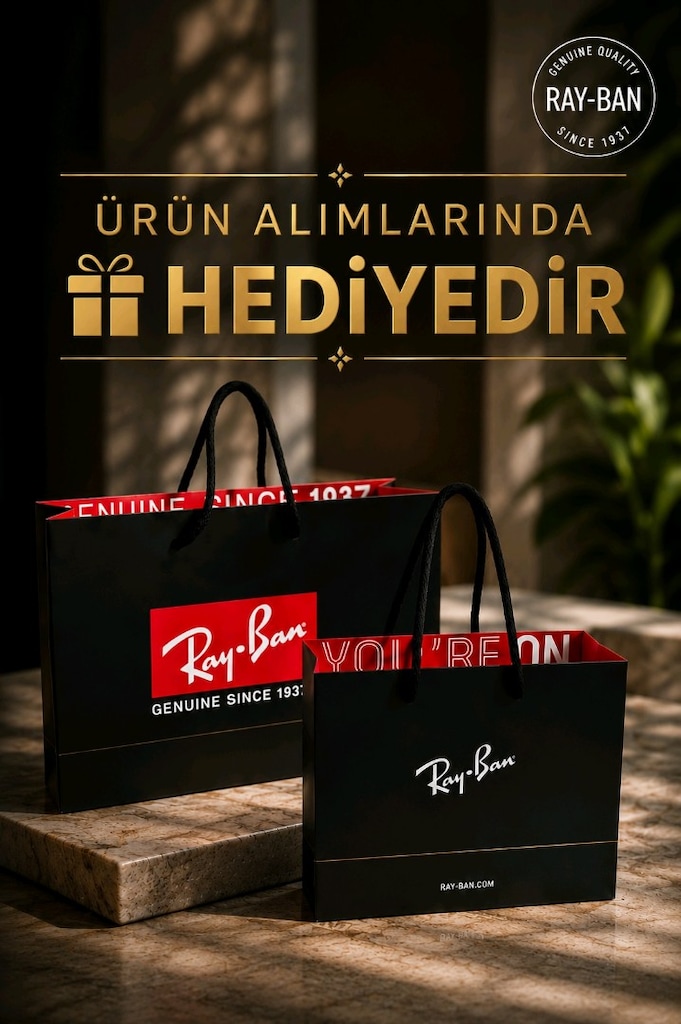 Ray-Ban Erıca Kahverengi Oval Güneş Gözlüğü orj ürün - 6