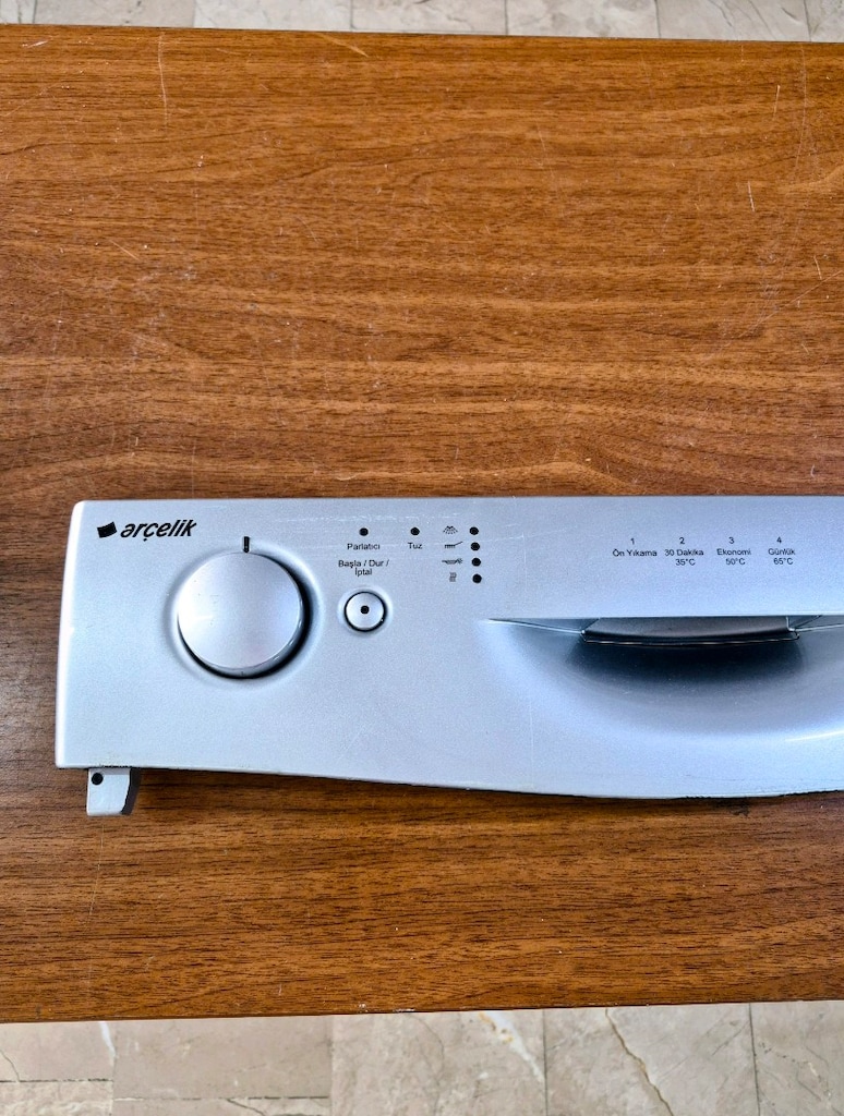 Arçelik 6045 EG Bulaşık Makinesi Ön Kontrol Paneli (Kartsız) - 4