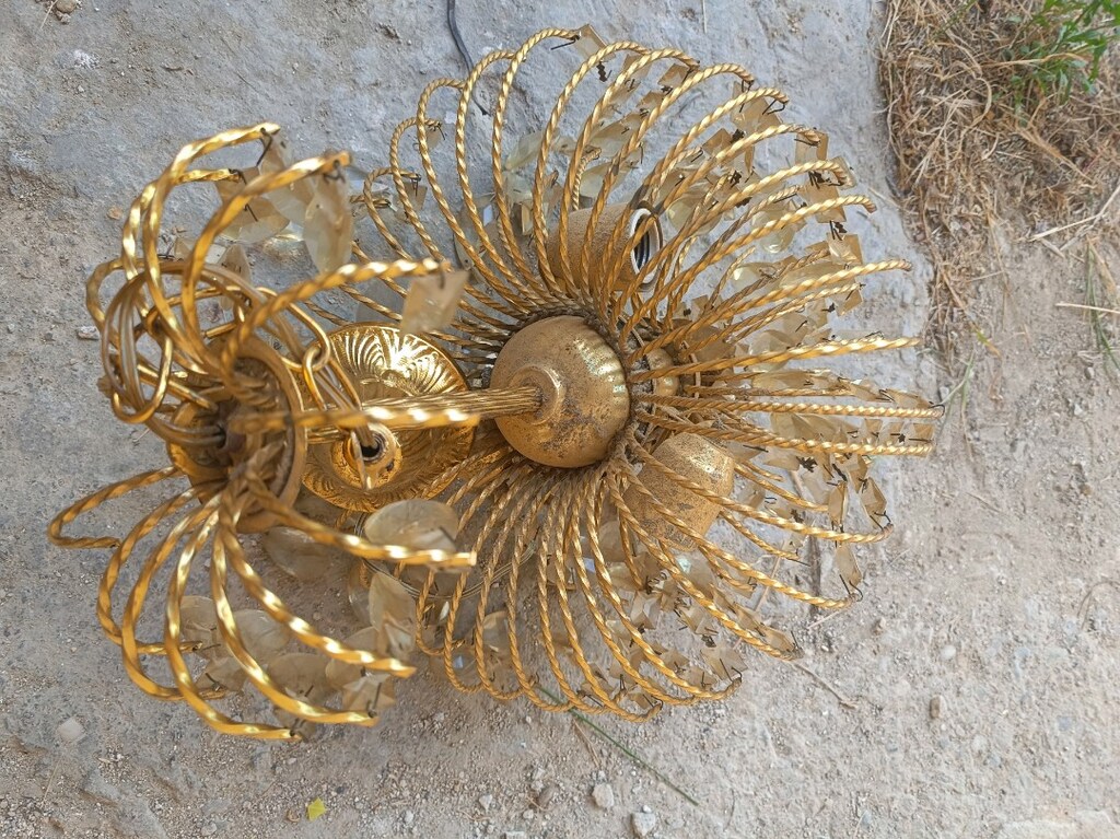 Vintage taşlı avize - 10