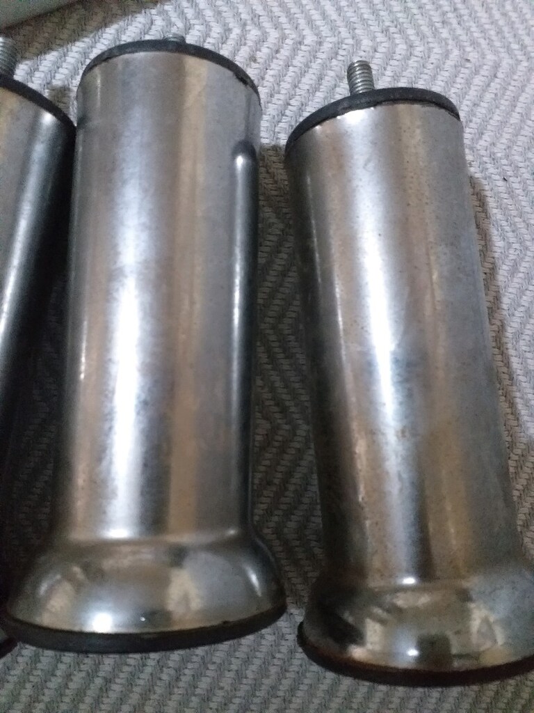 koltuk ayakları 6 adet metal - 2