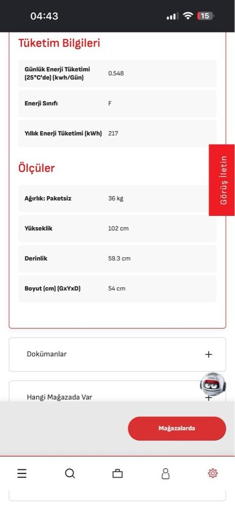 derin dondurucu Arçelik çekmeceli - 8