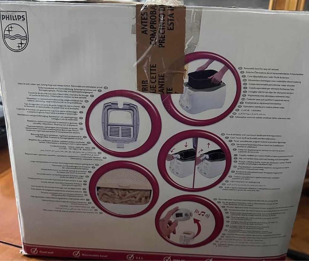 PHILIPS CUCINA 1300 g YAĞLI FRİTÖZ – KUTULU! - 2