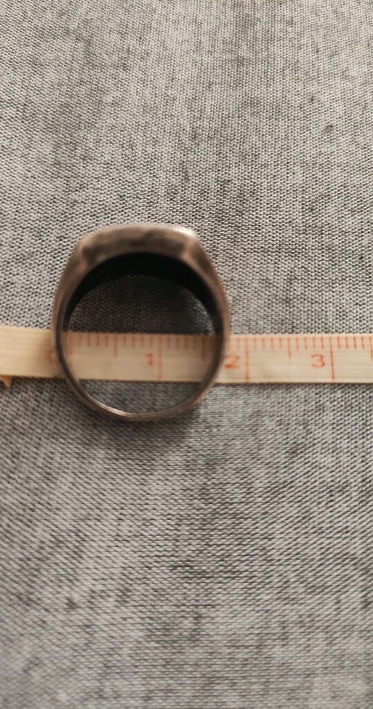 Gümüş sonsuzluk düğümü&labirent erkek yüzük 16mm - 5