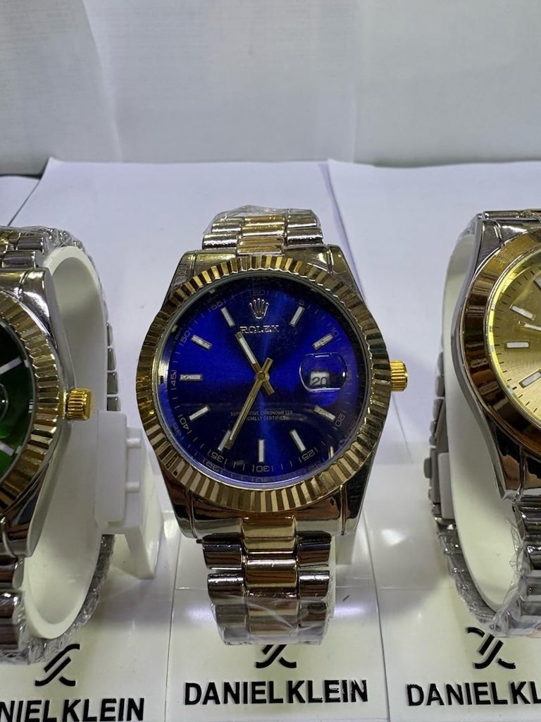 Rolex Model Takvimli Metal Kordon Saatler – Şık & Sade Seri - 7