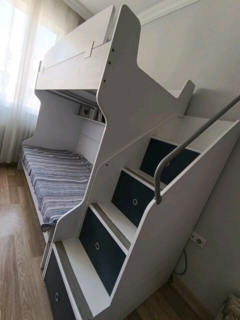 lajivert iki katlı ranza