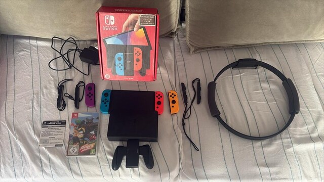 Nintendo Switch Oled Çipli + Ring Fit
