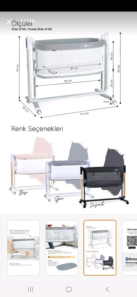 Elektrikli anne yanı beşik - 11