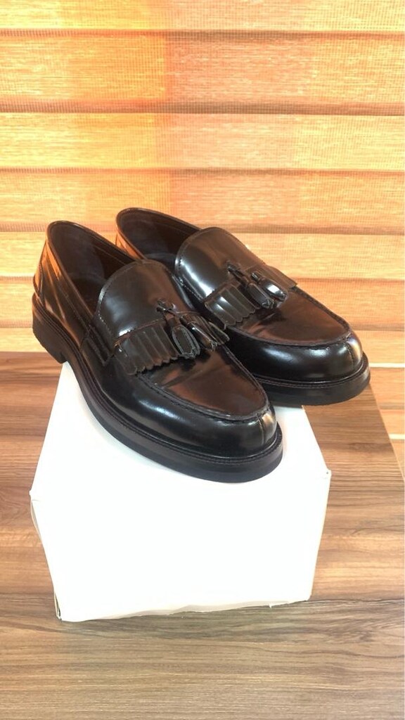 Beymen Collection Parlak siyah, klasik loafer ayakkabı 42 no - 6