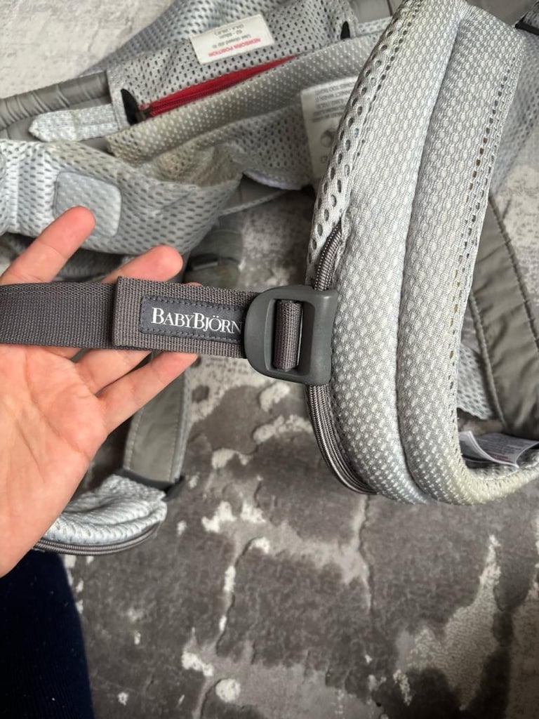 BabyBjörn Harmony 3D Mesh Silver Kanguru 0-15 kg - 10