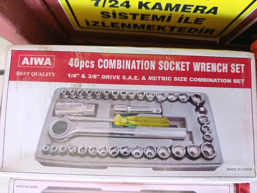 Aiwa 40 Parça Lokma Anahtar Seti - 7