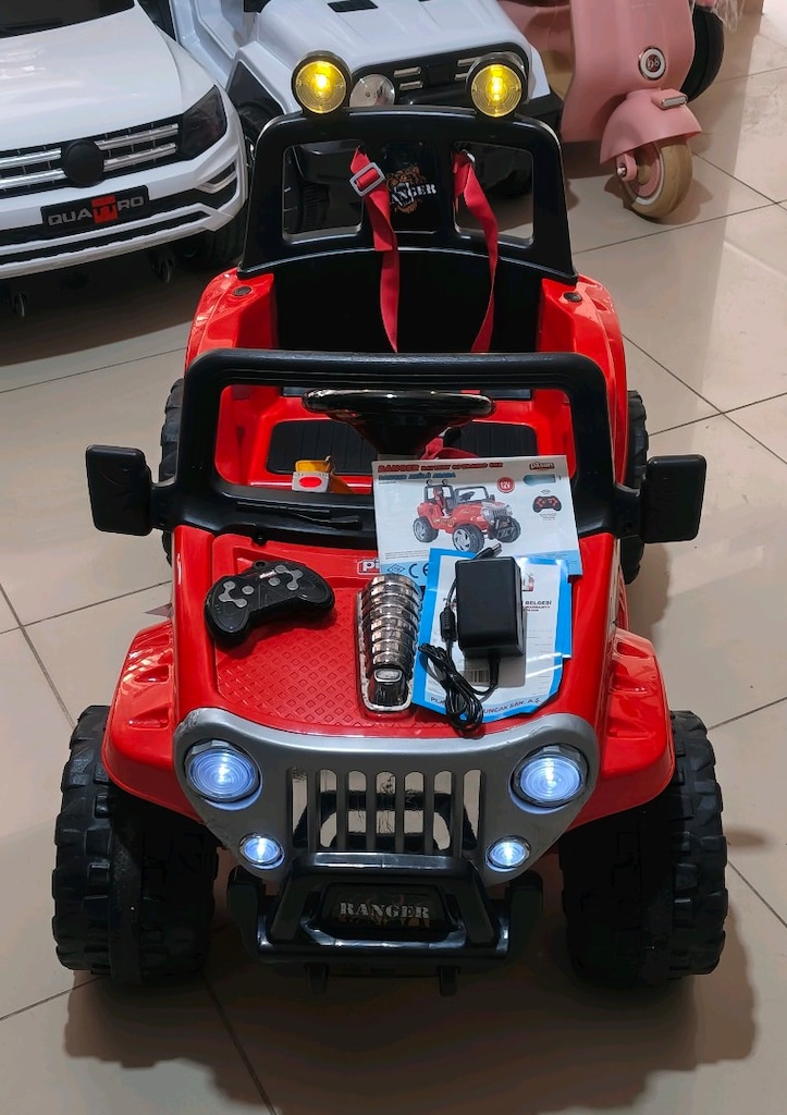 (AnkaCar ÇOCUK OTO GALERİ)3 İLERİ 12+12 PİLSAN RANGER AKÜLÜ ARABA - 4