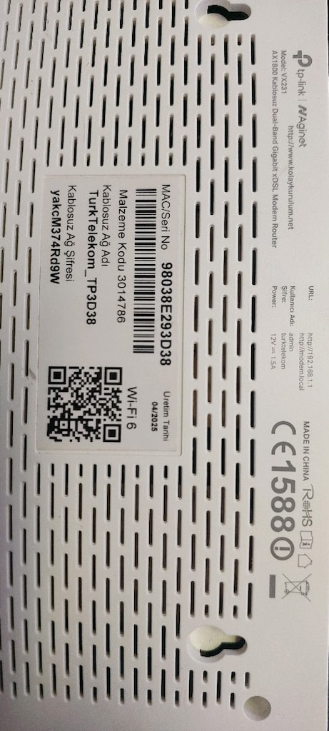 TP_LİNK VX231 WIFI 6 AX1800 VDSL/FIBER MODEM - 4
