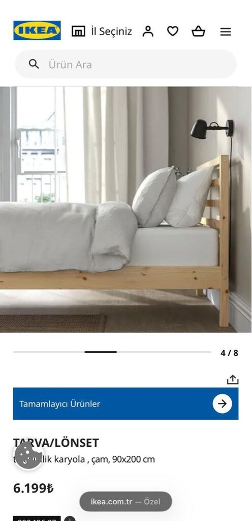 ikea karyola lata ve yatak - 7