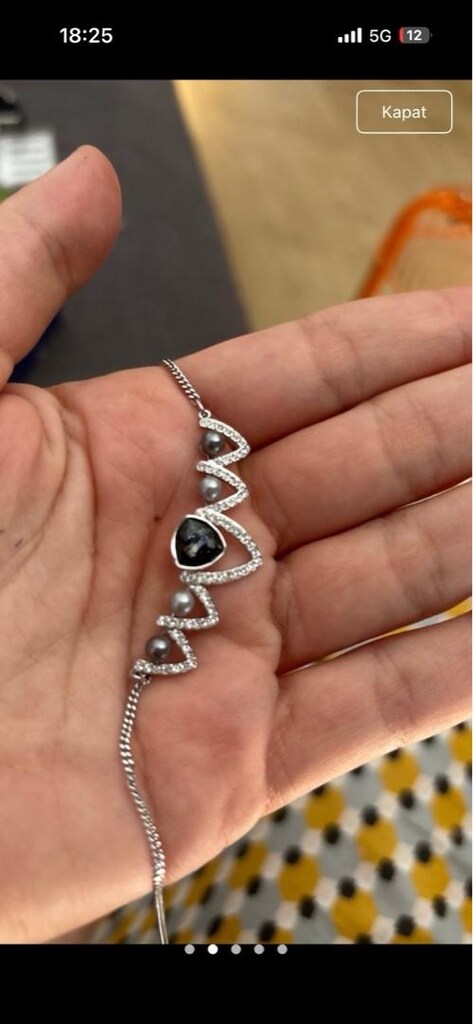 swarovski taşlı kolye - 2
