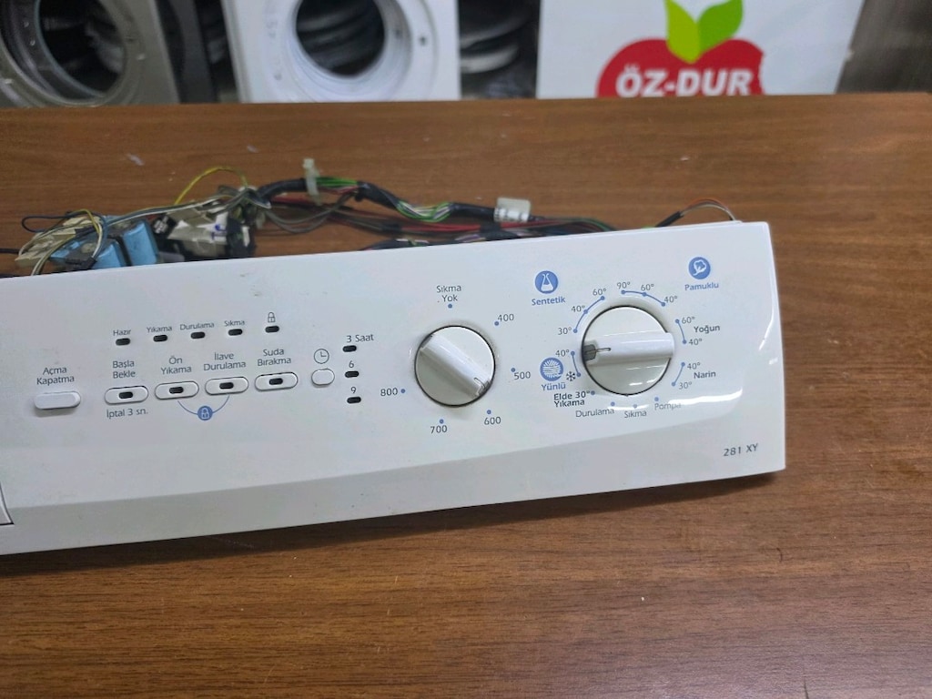Altus 281 XY Çamaşır Makinesi Ön Kontrol Paneli ve Kablo Tesisatı - 8