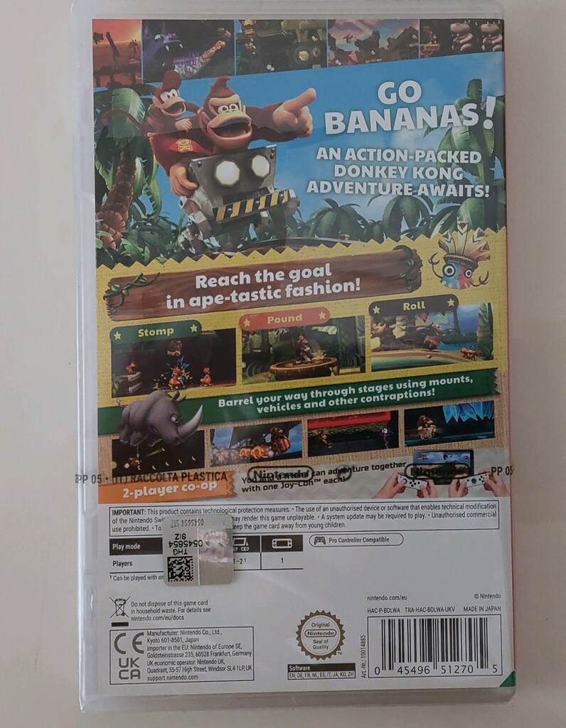 Sıfır kapalı kutu Lütfen açıklmay okyn Switch Donkey Kong country oyun - 3