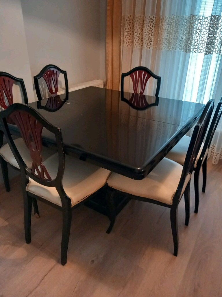 Açılır Yemek Masası + 6 Sandalye Takımı - 3