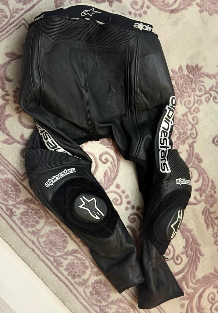 Alpinestars Track Profesyonel Deri Motorsiklet Pantolon - 5