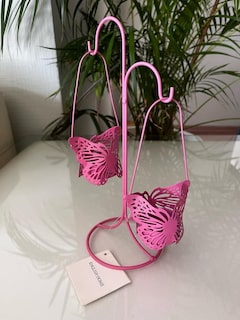 Pembe Kelebek Desenli Mumluk