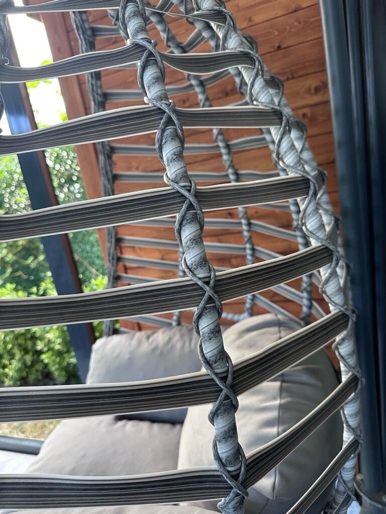 rattan bahçe salıncağı - 2