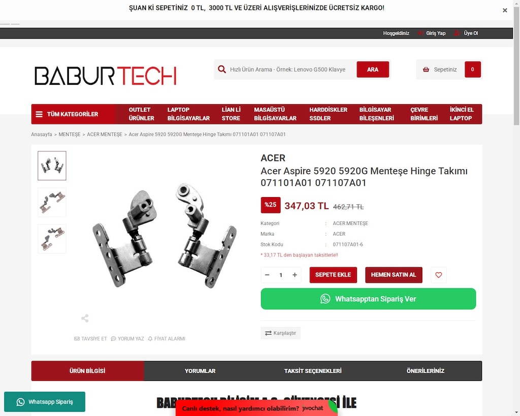 Acer Aspire 5920 ZD1 Notebook Parçaları - 12