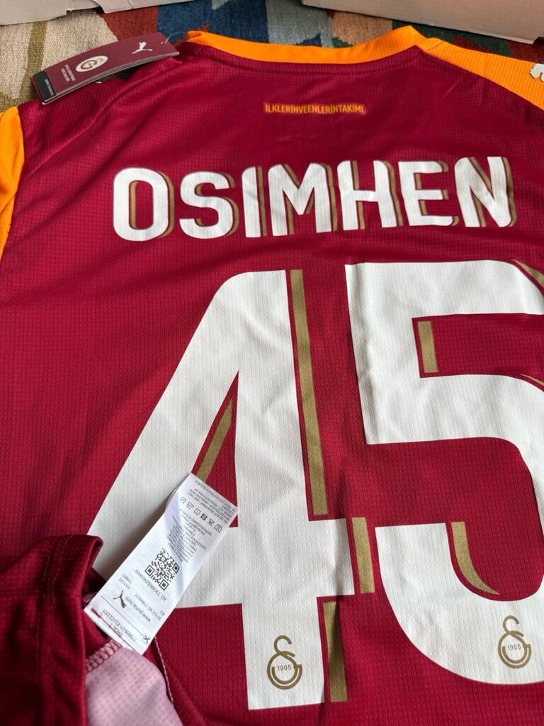 galatasaray iç saha imzalı forması osimhen baskılı - 8