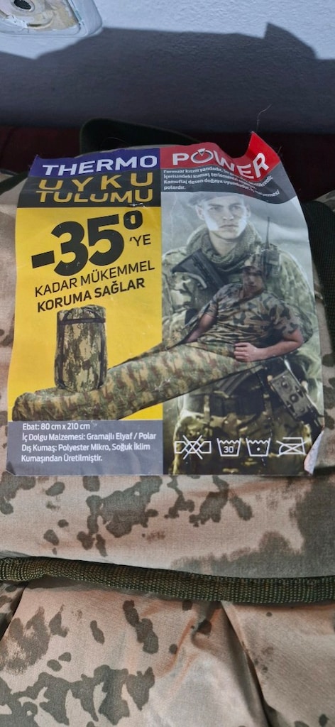 Kamuflaj Desenli Uyku Tulumu - 3