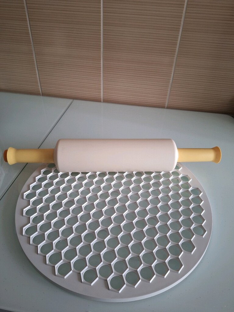 Vip Ahmet mantı kalıbı 40 santim XL ve tupperware merdane sck soğuk ku - 3