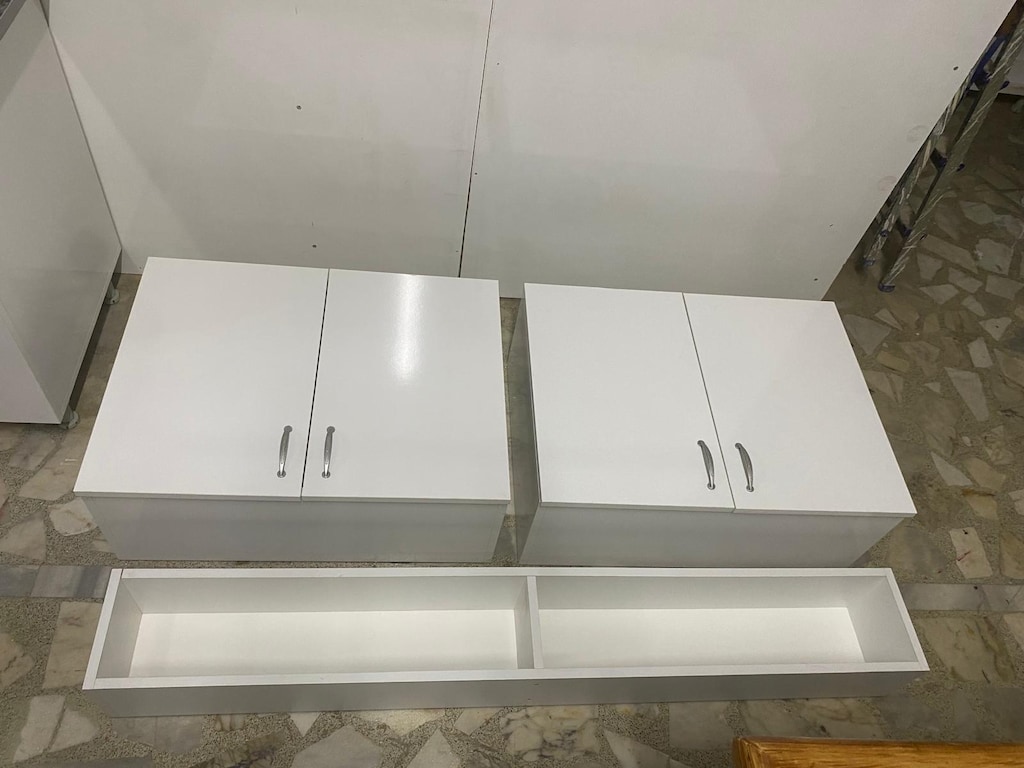160 cm mutfak üst dolabı beyaz - 7