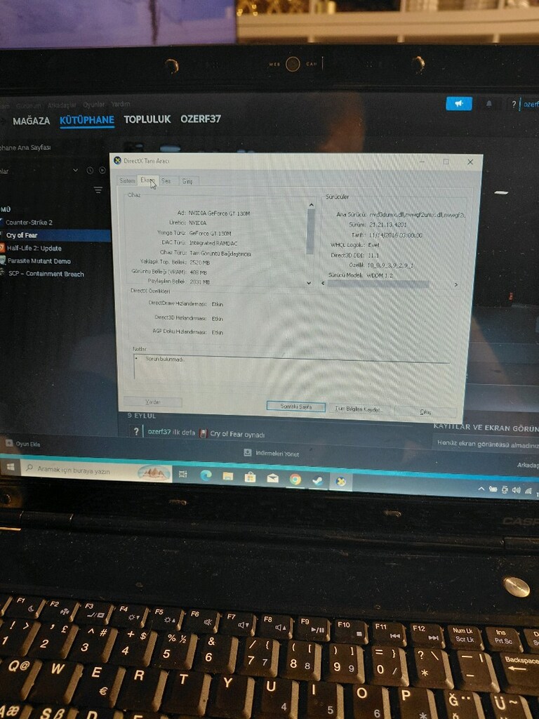 CASPER NIRVANA – 4 GB RAM – 120 GB SSD – NVIDIA GT 130 M - 5