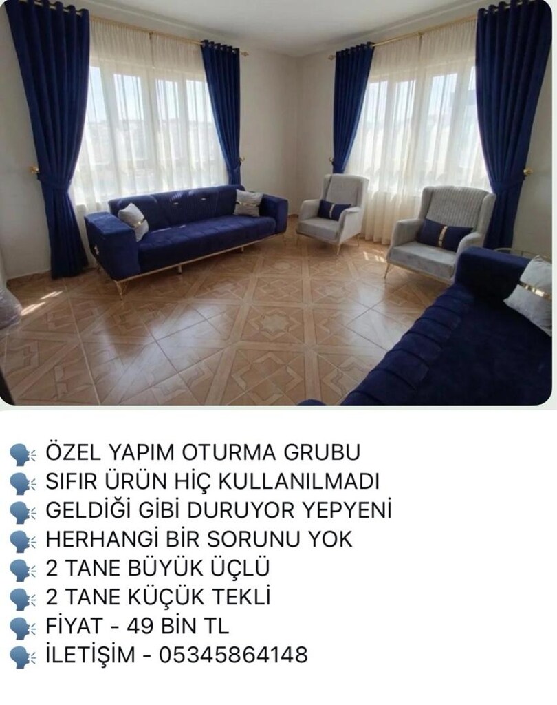 OTURMA GRUBU SIFIR ÜRÜN ÖZEL YAPIM - 3