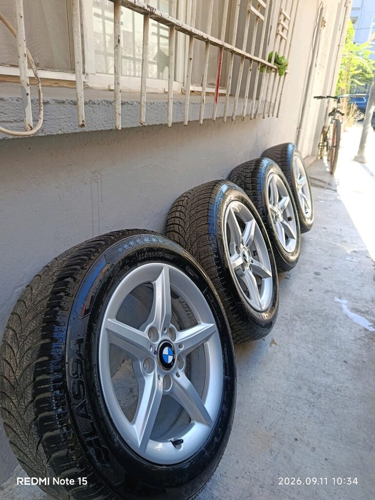 Orjinal 16inç bmw jant lastik 5x120 - 2