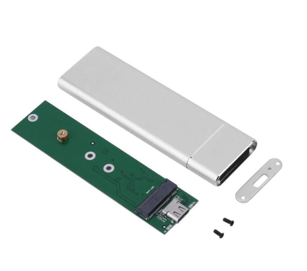 4357 M.2 Sata SSD Ngff To Type C USB 3.0 B-Key Mini Çevirici Adaptör - 2