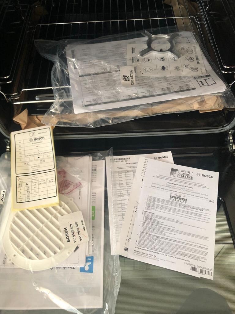 SIFIR BOSCH FIRIN OCAK DAVLUMBAZ SET (FIRINLI OCAK/ OCAKLI FIRIN) - 4