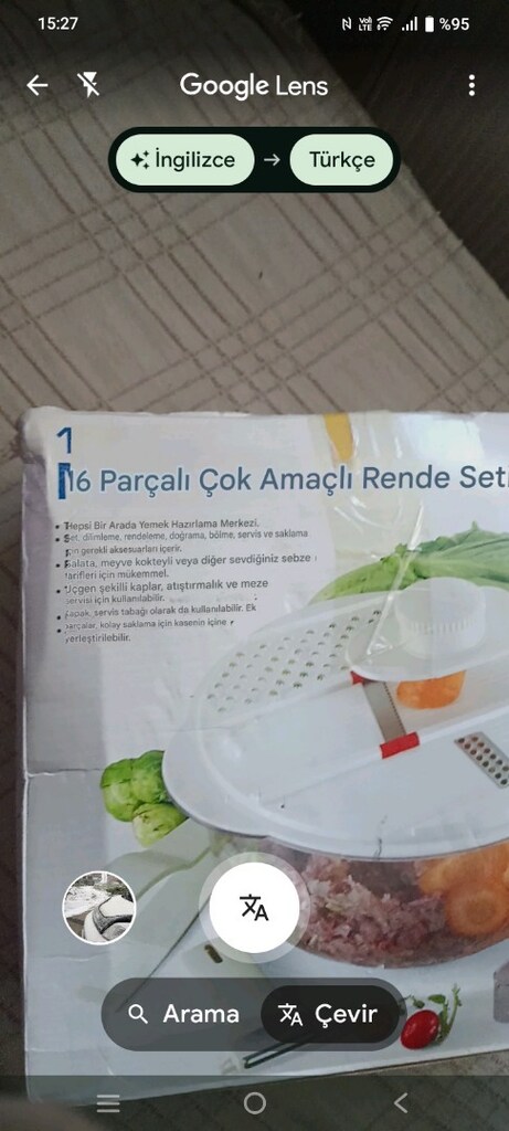 16 Parçalı rende seti ithal - 11